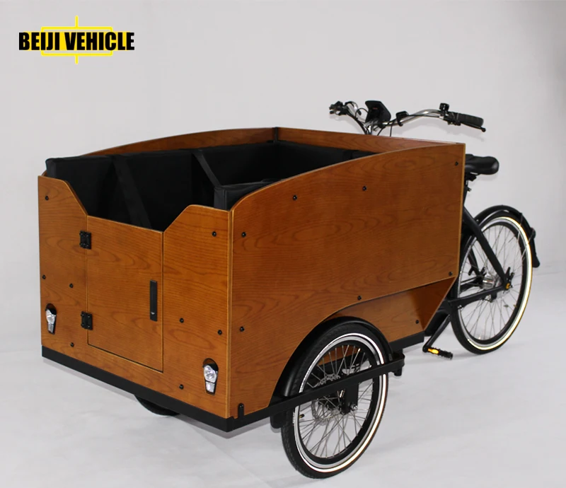 electric cargo tricycle for family cargo kids bicycle for sale