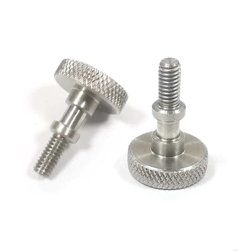 Custom factory AJSTK M3/4/5/6/8 Adjusting Bolt 304 Stainless Steel Knurled Knob Type Thumb Screw
