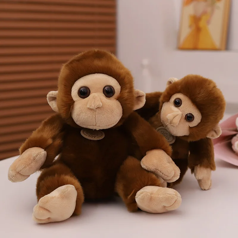 Cute and Dumb Monkey Doll Plush Toy Monkey Doll Children Sleep with Comforting Dolls