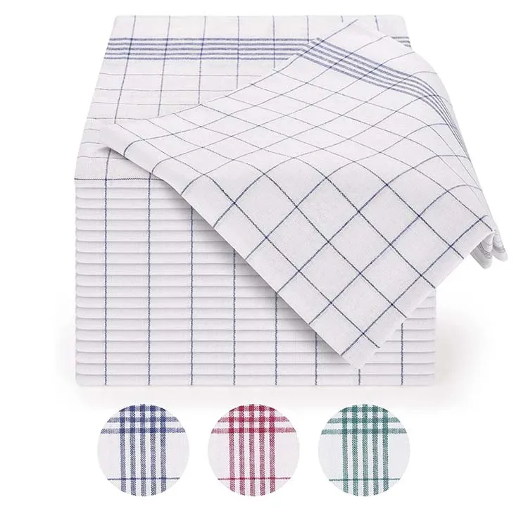 HUIJIA Reusable Cotton Fabric Napkins Custom Napkins Kitchen Cleaning Towel