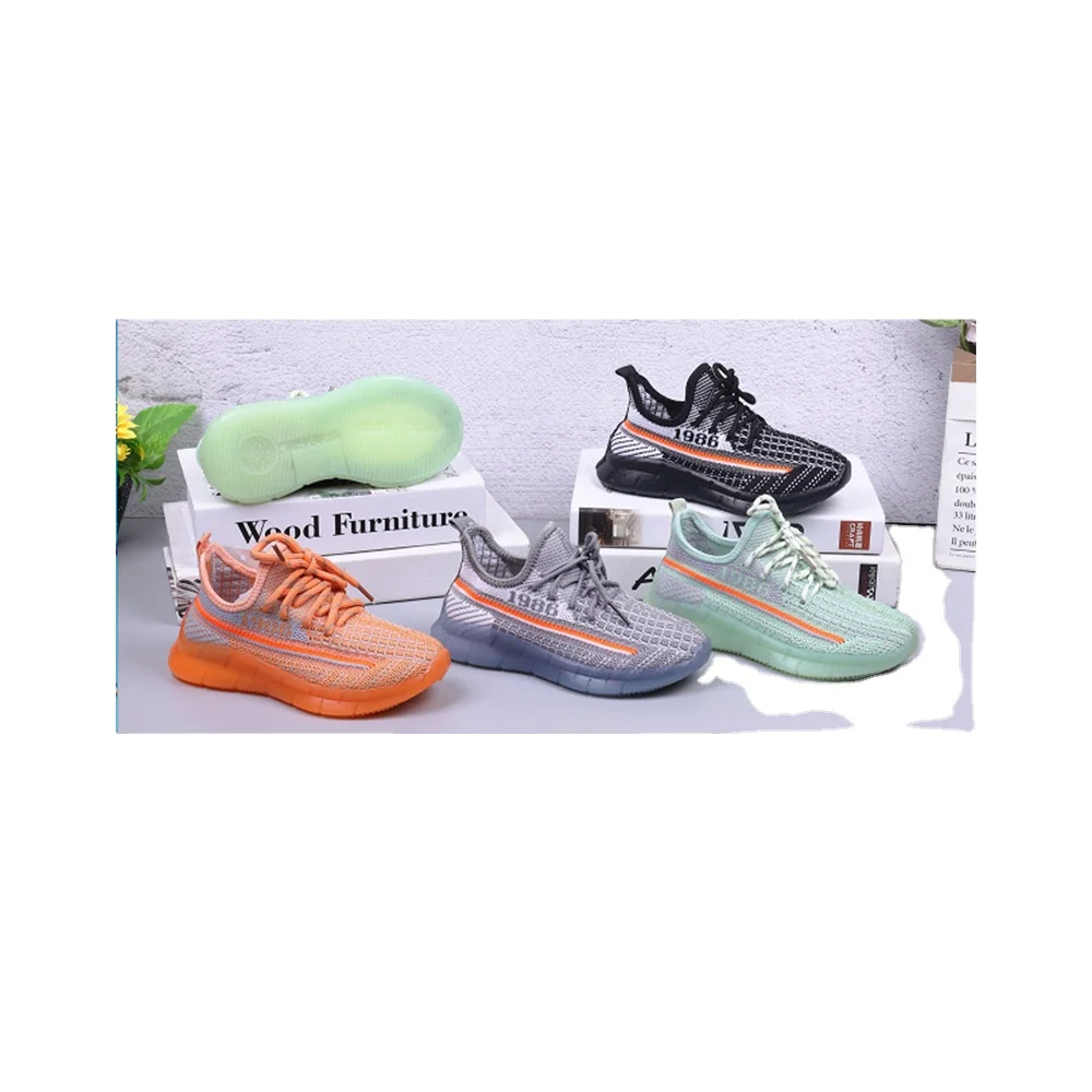 Дышащая школьная обувь для малышей, оптовая продажа, спортивная детская повседневная обувь