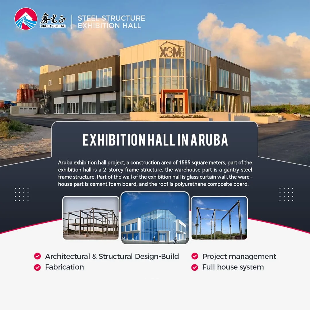 Cost-effective prefab metal alloy Structure factory logistics hall