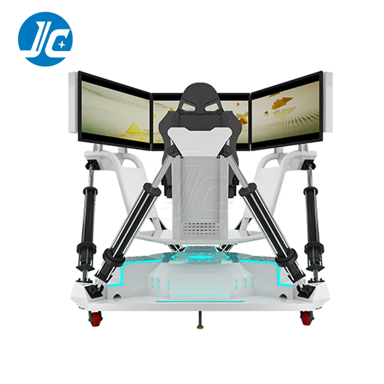 6 DOF Axis 3 Screens Dynamic Motion Simulator Racing Game Equipment Racing-Simulator
