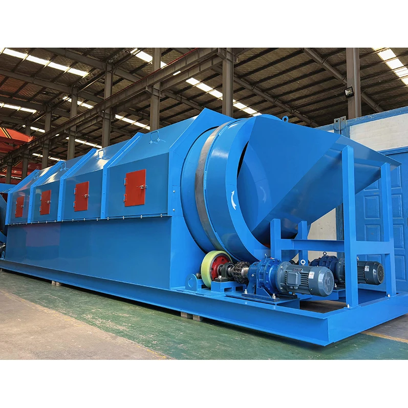 Solid Waste Belt Conveyor Commercial Waste Disposal Unit Msw Municipal Solid Waste Trommel Screen