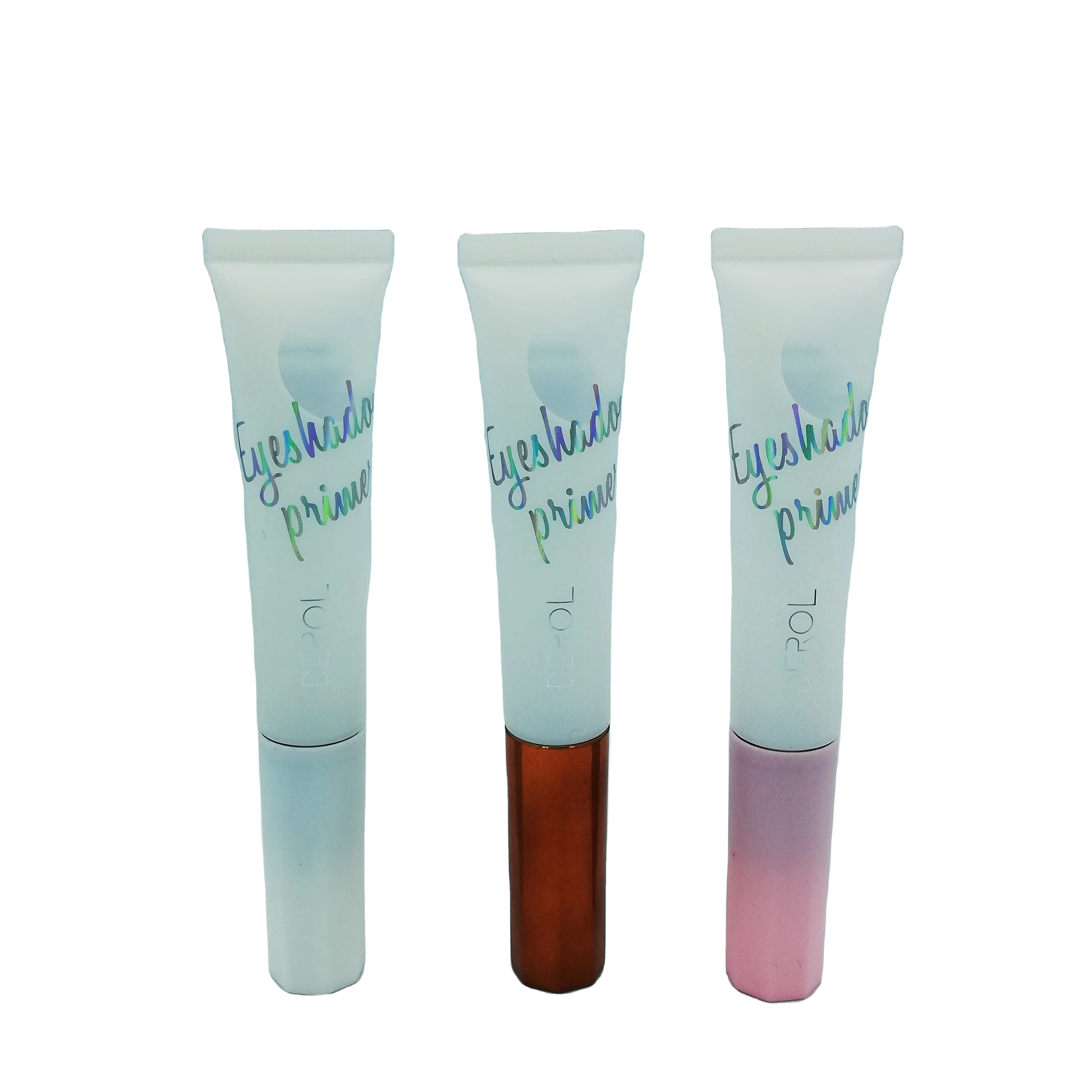 Factory direct supply cosmetic tubes with massage applicators octagonal lids custom logo private label for cosmetic packaging