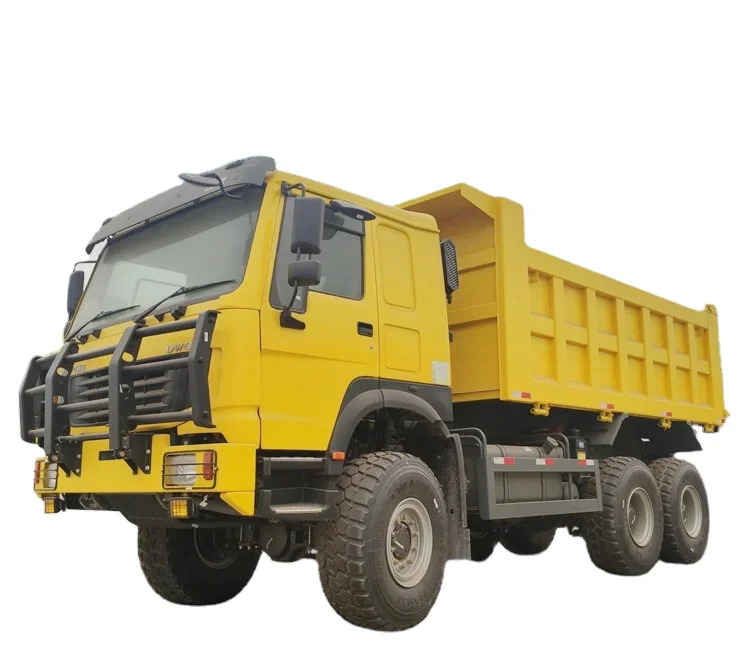 Highly Efficient Engine Sinotruk HOW0 380 400HP 6*6 18 Cubic Meters 10 Wheeler Dumper Manual Truck