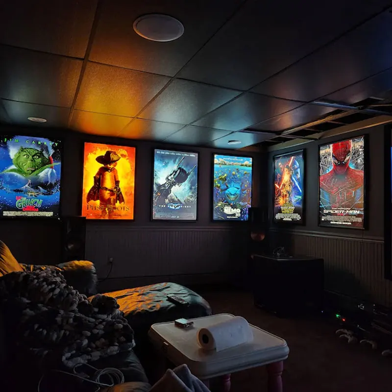 Aluminum Frame LED Display Screen Advertising Light Boxes for Store Sign Boards