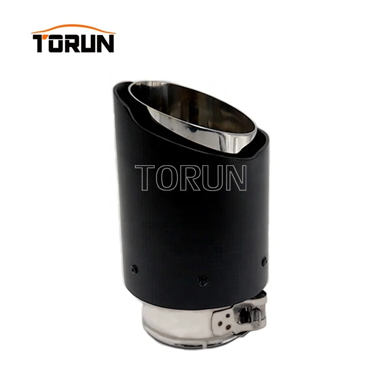 Black carbon fiber  Exhaust muffler