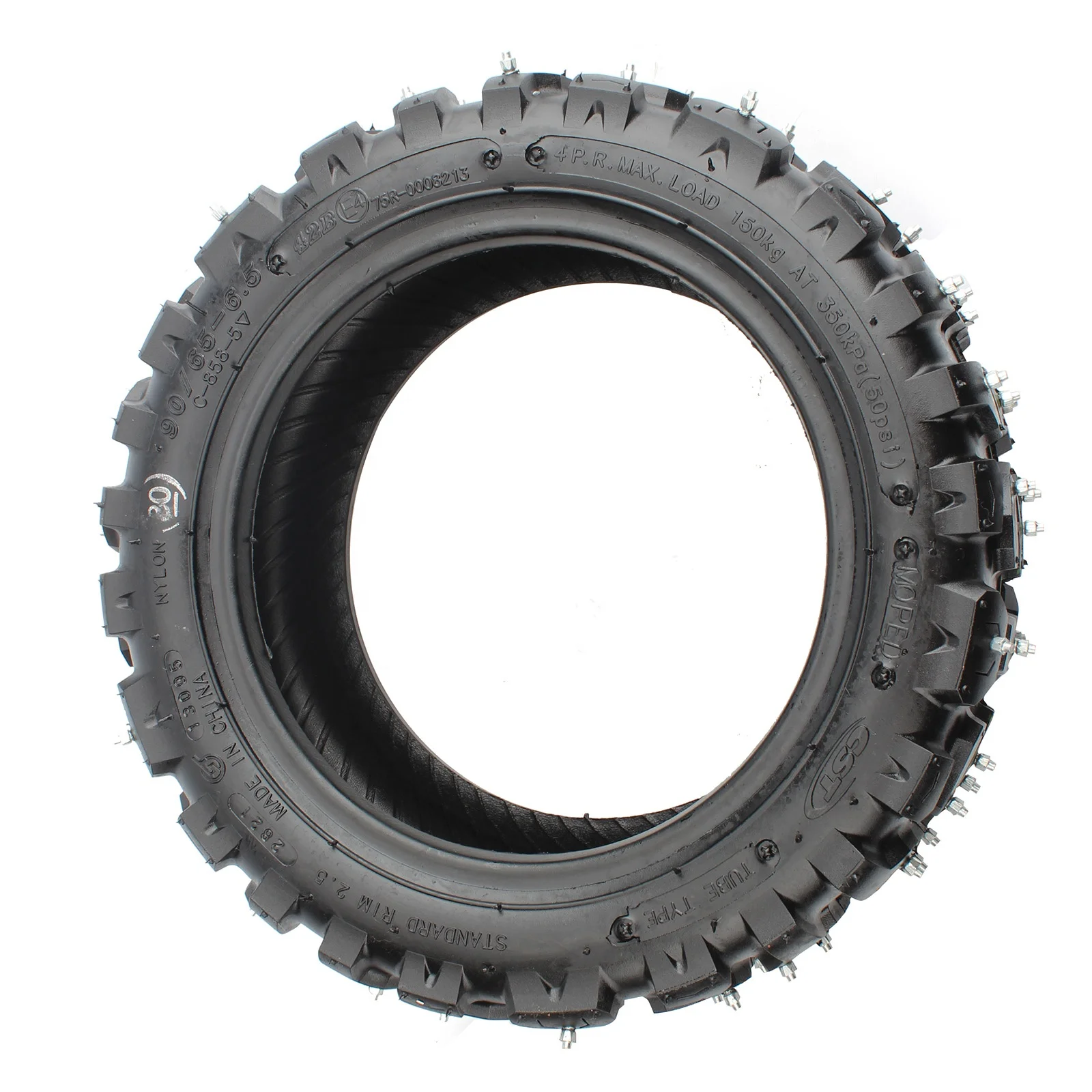 11 Inch Tubeless Tire 90/65-6.5 Winter Snow Ice Studded Tire for Kaabo Wolf Warrior 11 X King GT Zero 11X Electric Scooter Parts