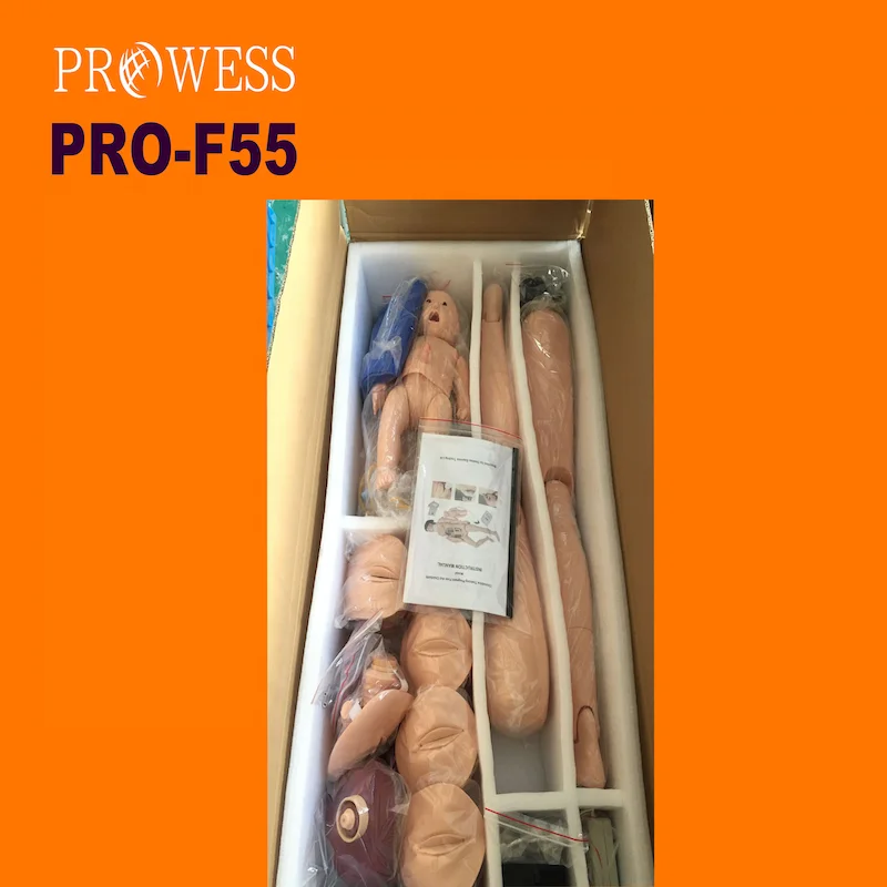 PRO-F55 Medical Science Delivery and Maternal and Neonatal Emergency Simulator for Medical Teaching control heating patch