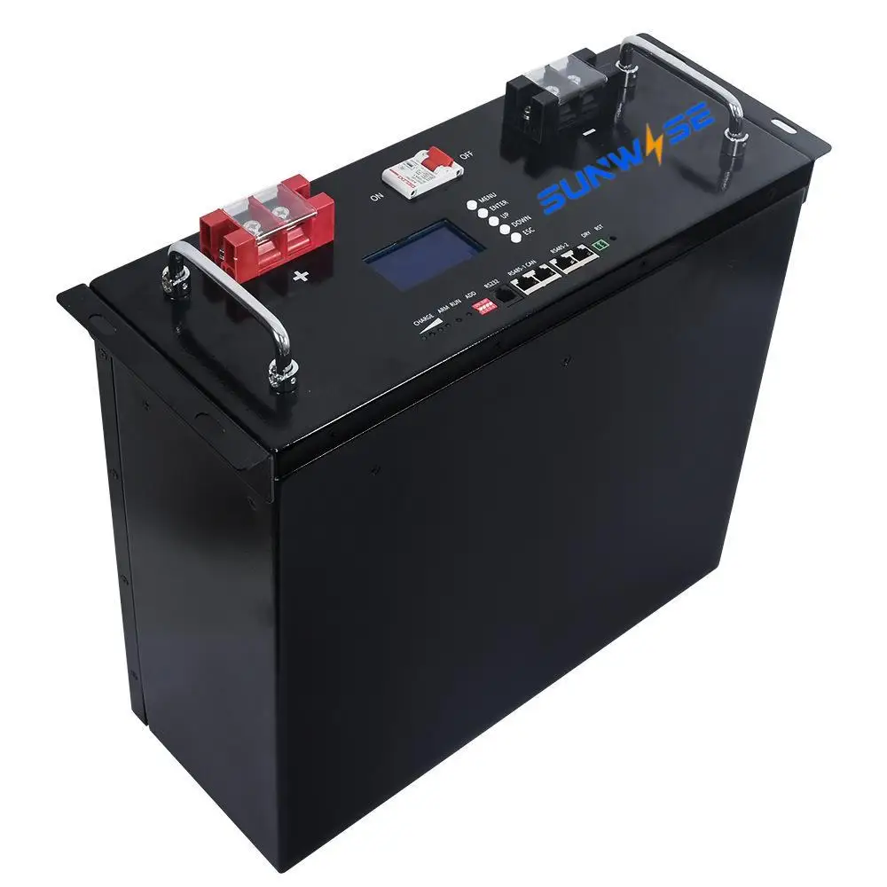 Солнечная батарея Lifepo4 48V 100Ah 200Ah LFP литий-ионная 24V литиевая