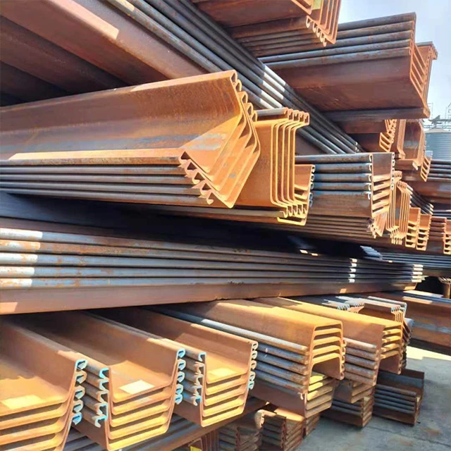 SY295 SY390 Building Structure Steel Profiles Type 4 Steel Sheet Pile