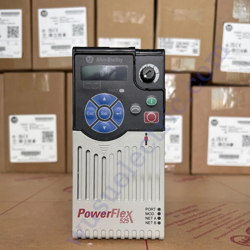 25B-A4P8N104 PowerFlex 525 AC Drive with Embedded EtherNet/IP 0.75KW IP20 NEMA 25B-A4P8N104
