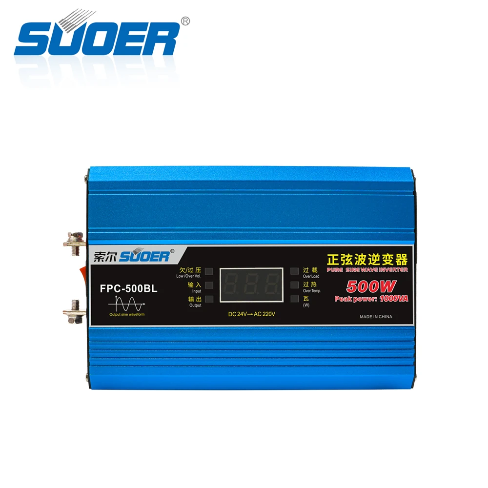 Factory DC to AC off grid Pure Sine Wave Inverter 12V TO 220V 500W 1KW 2KW 3KW 3000 watt Car Power Inverter