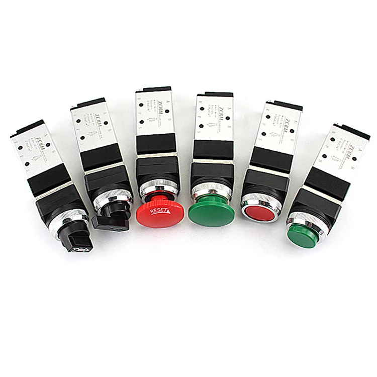 Cheap prices hot sale aluminum alloy air quick pneumatic two-position five-way mechanical solenoid valve JMJ