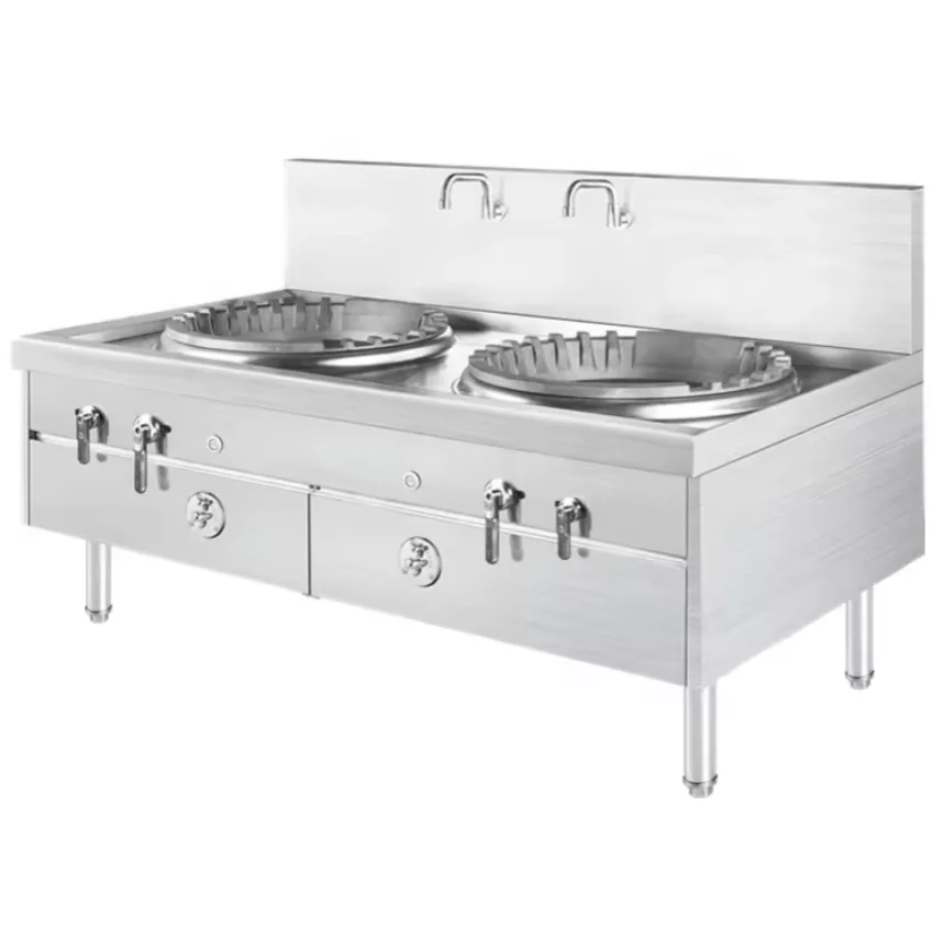 High quality good fire blue flame cook top 3 burner gas stove with curve edges