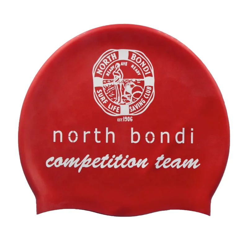 2021 Chinese factory produces high elastic swimming  printed silicone swim cap swim cap waterproof