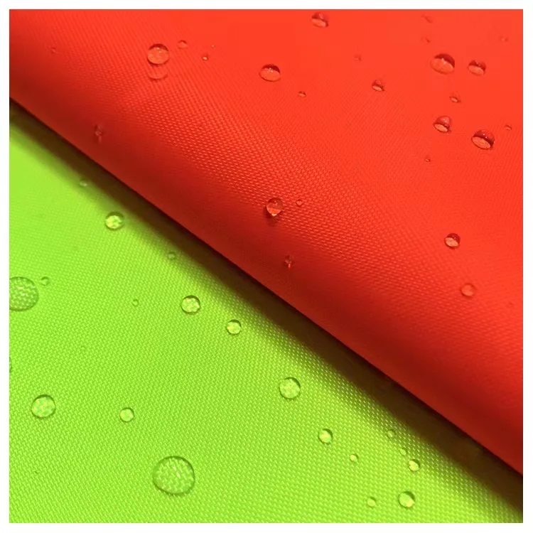 Factory Manufacture 300D White Coating 100% Polyester PU Coated Oxford Fabric for Camping Tent
