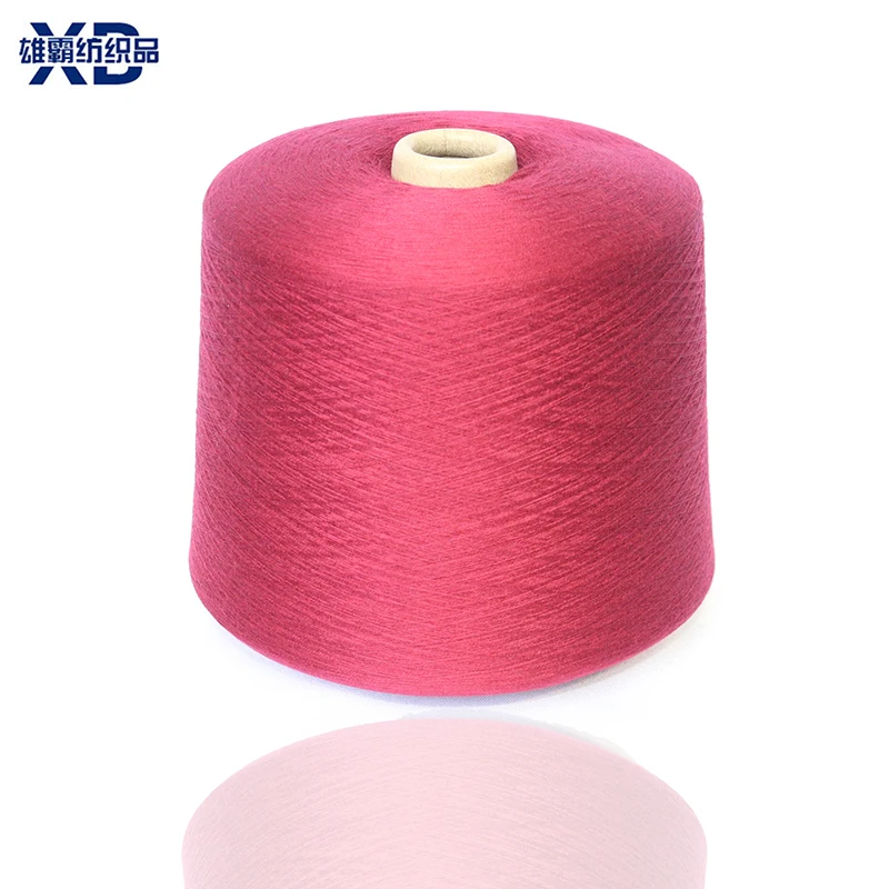 Cheap hot selling wholesale yarn 70% recycled polyester 30% bulk acrylic wool dyed yarn 28NM/2
