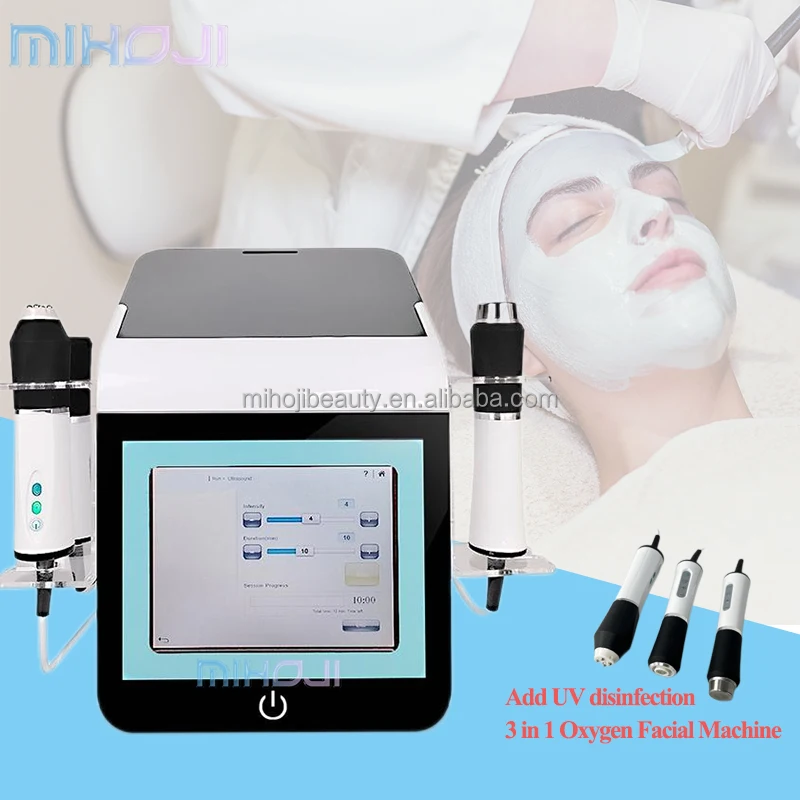 3 In 1 Co2 Bubble Beauty Facial Spa Machine Skin Tightening oxgen facial machine