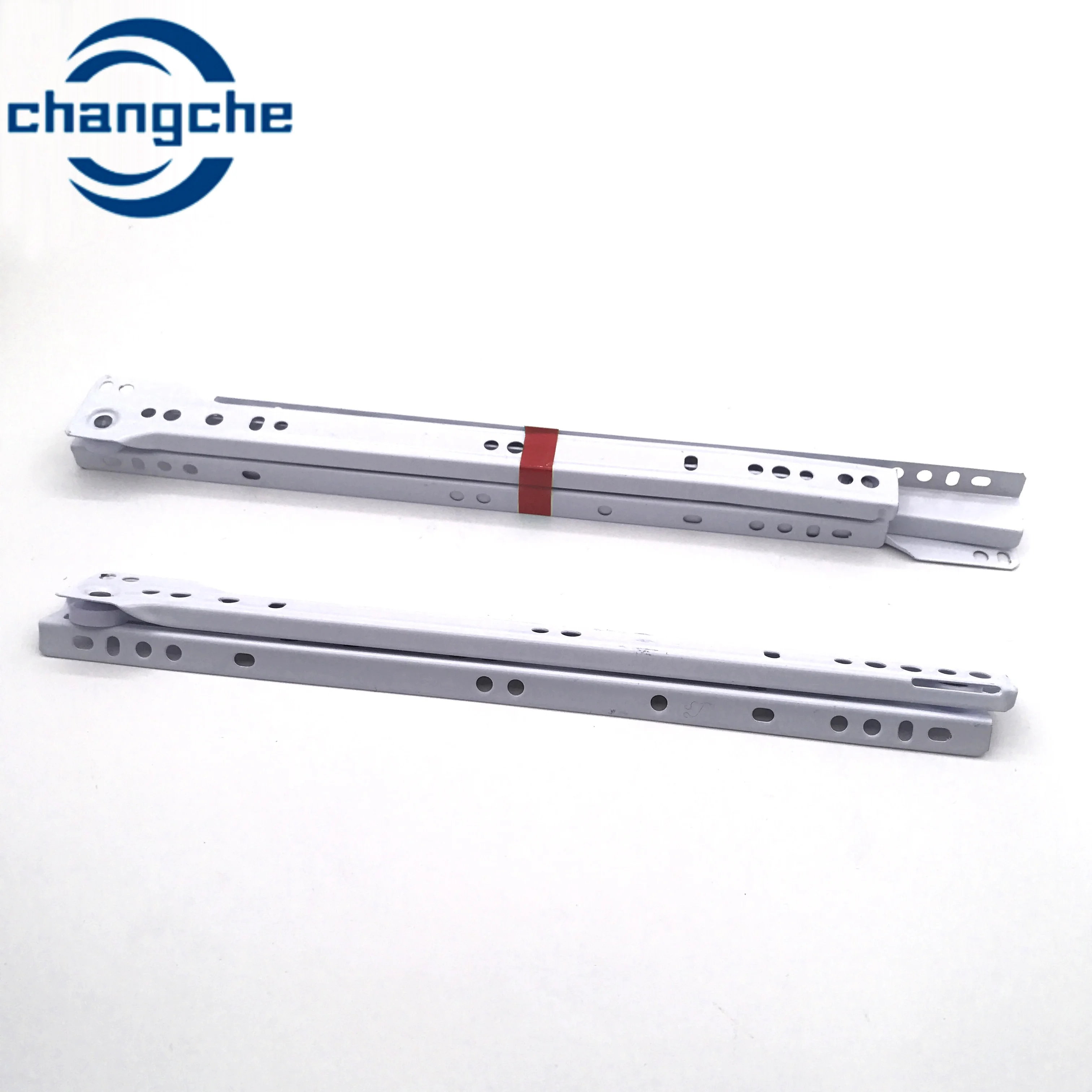 2024 Hot Sale Furniture Hardware FGV Type Kitchen Cabinet Drawer Rails Nylon Wheel Drawer Slide Type Coated Drawer Slide