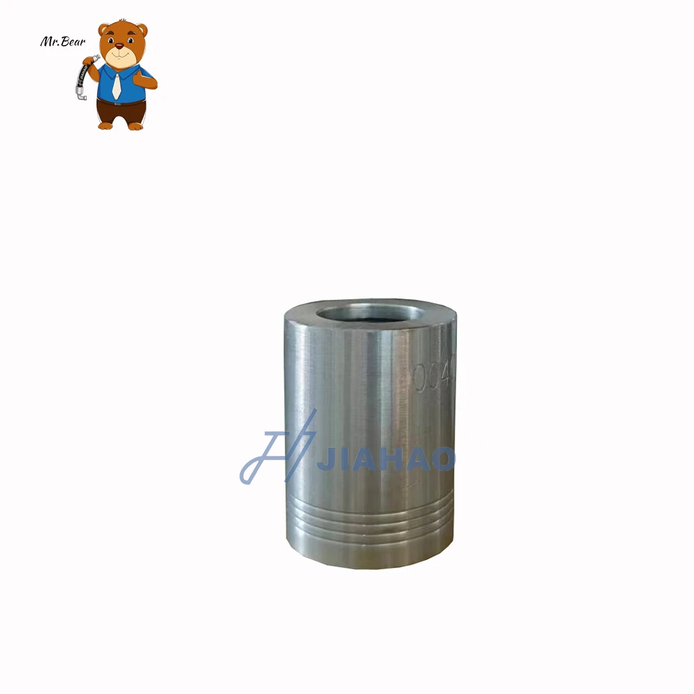 Straight Npt Metric Hydraulic Pipe Fittings Male Thread High Pressure 24 Degree Bite Type Compression Connector