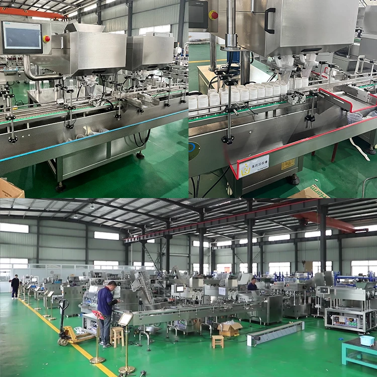 High Speed Fully Automatic Chewing Gums Gummy Bear Soft Candy Packing Bottling Pill Capsule Tablet Counting Machine Line