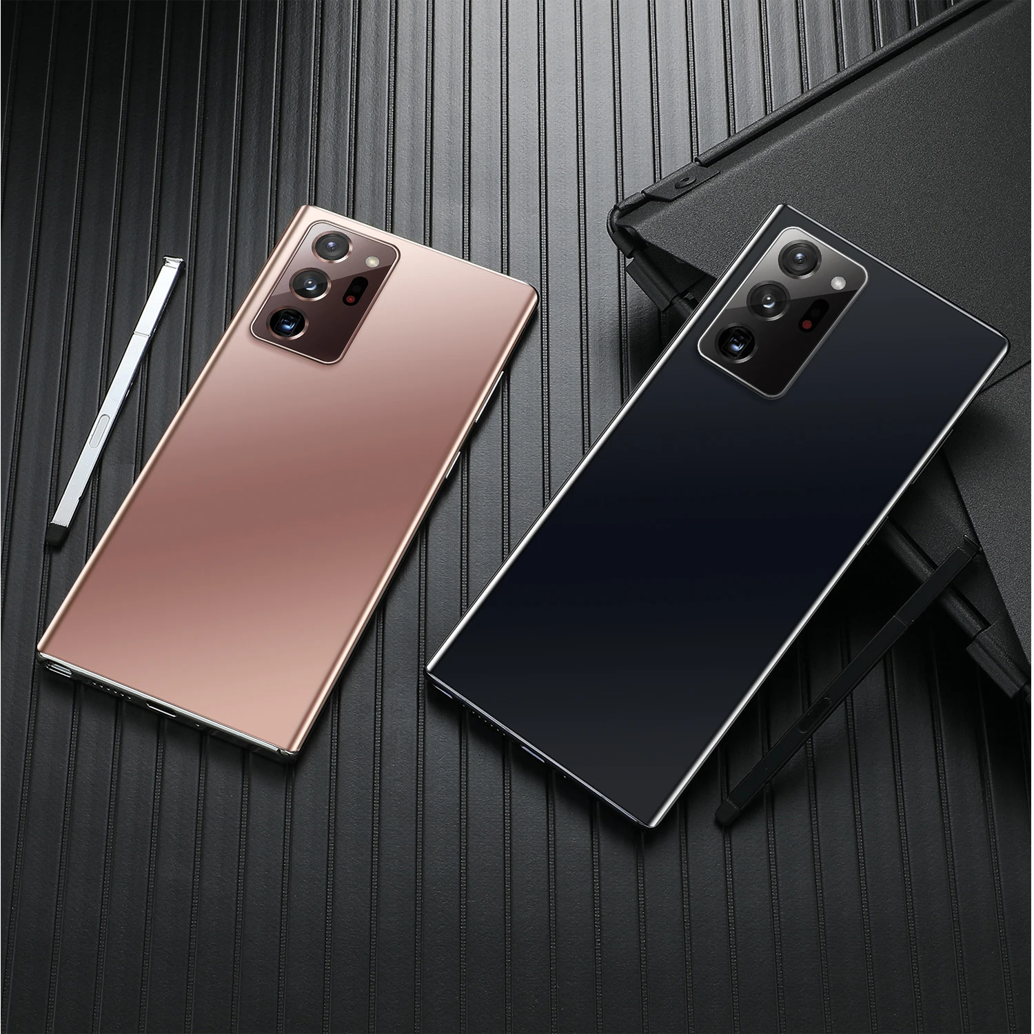 Высокое качество Note20 U + 6 9 дюймов полный экран мобильных телефонов HD 18MP 48MP Dual sim телефон RAM12GB ROM512GB 5000 мА/ч