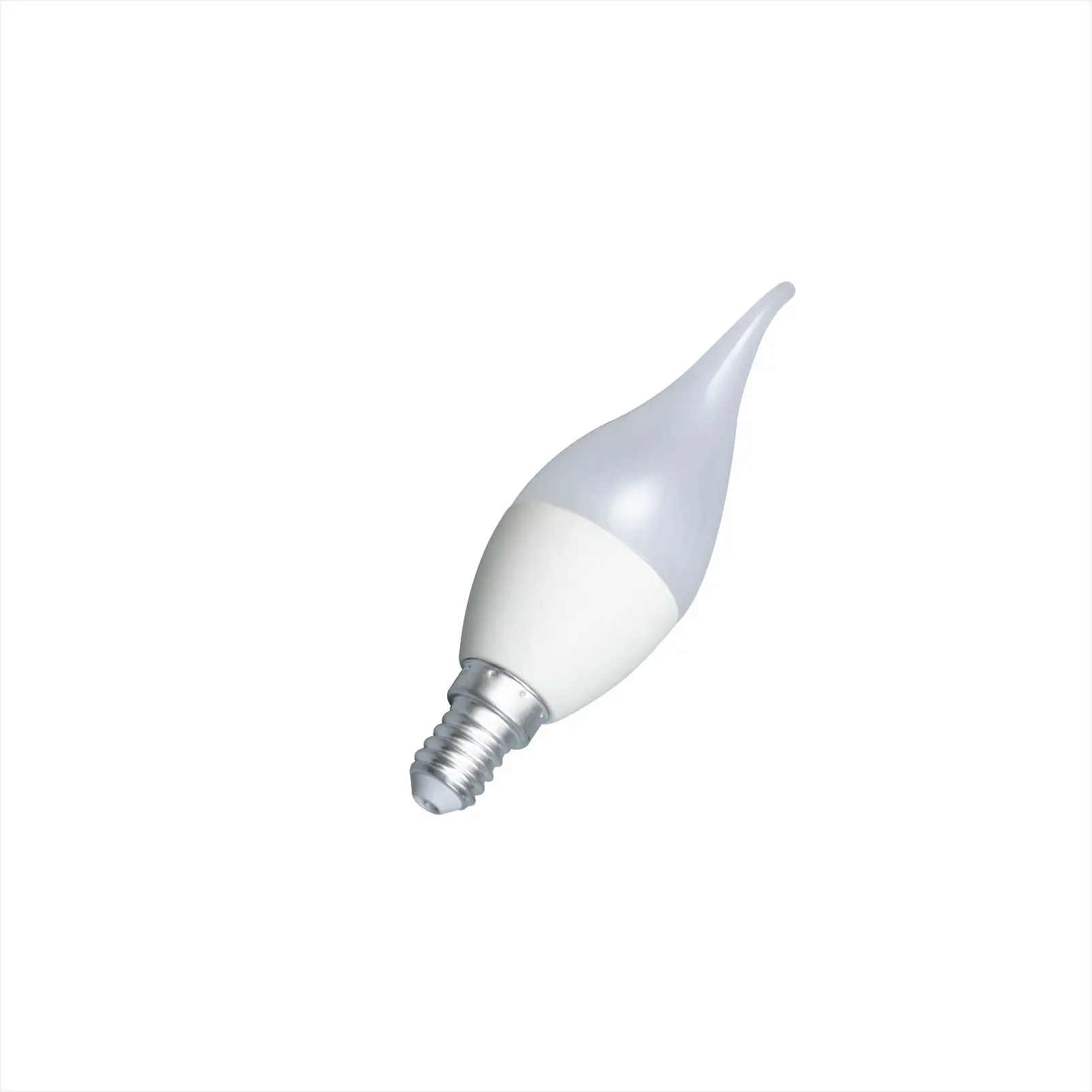 LED Candle Bulb Lamp CA37 3W 5W 7W PC Cover Fire Flame Candle Bulb Energy Saving Lamp Replacement
