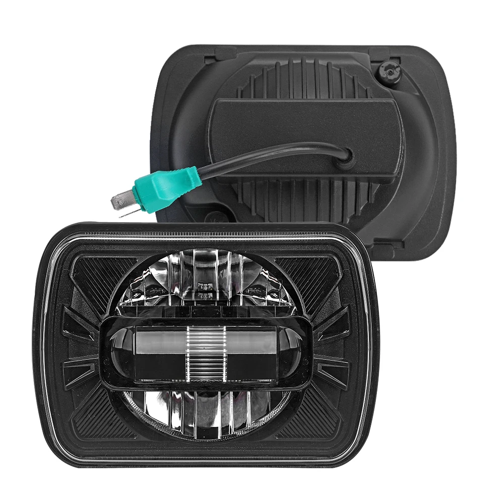 5x7 KingKong 7 inch square headlight 60W high/low beam rectangular led headlight with DRL