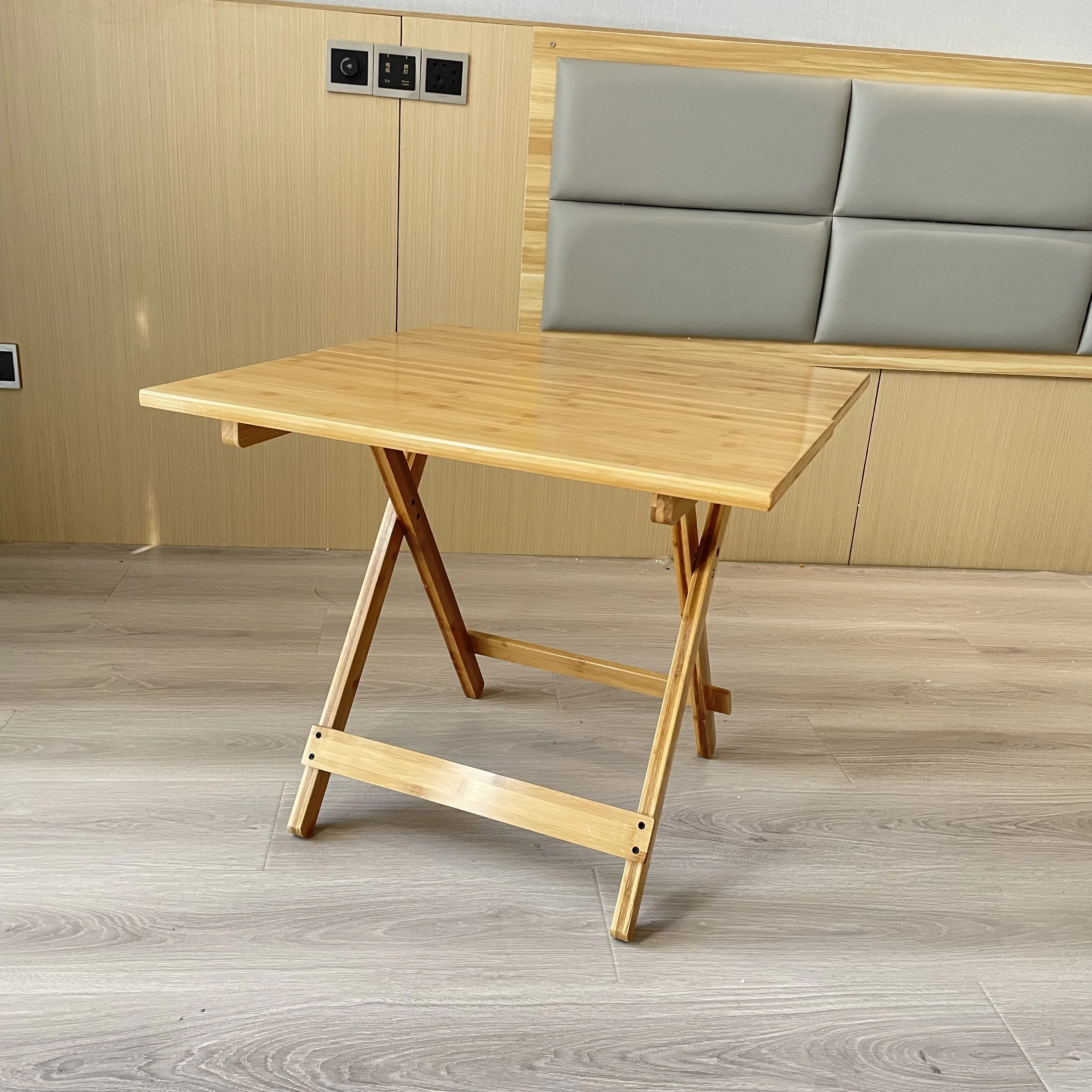 Portable Made Of Bamboo And Wood Direct Deal Picnic Barbecue Camping Wall Foldable Table cheap Folding Table