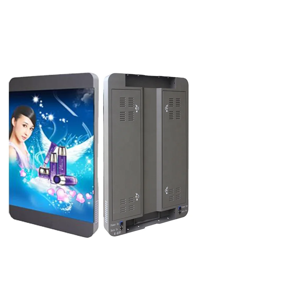 outdoor led smart light pole display P5 led advertising screen led poster screen led digital signals and display