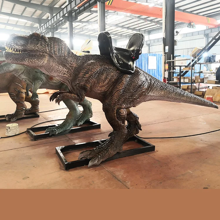 Amusement Park Playground ride park games coin-operated and button operated animatronic dinosaur Tyrannosaurus ride