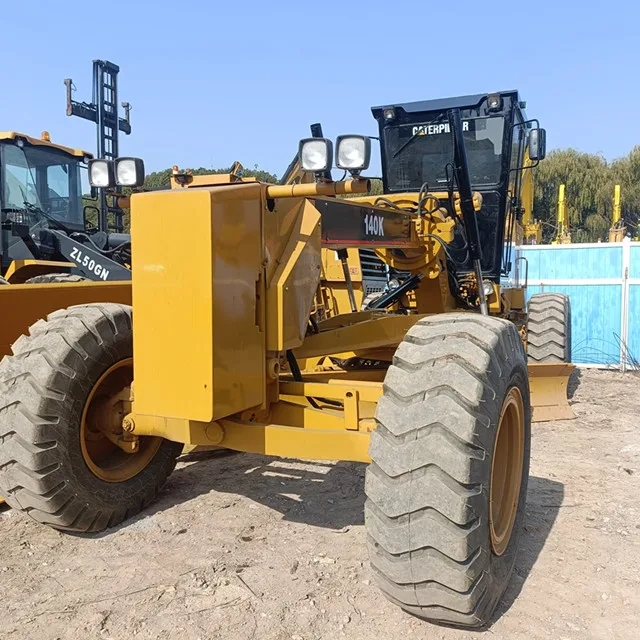 Hot selling 17 ton Motor Grader Japan origin Caterpillar 140K earth-moving strong power high quality CAT 140K