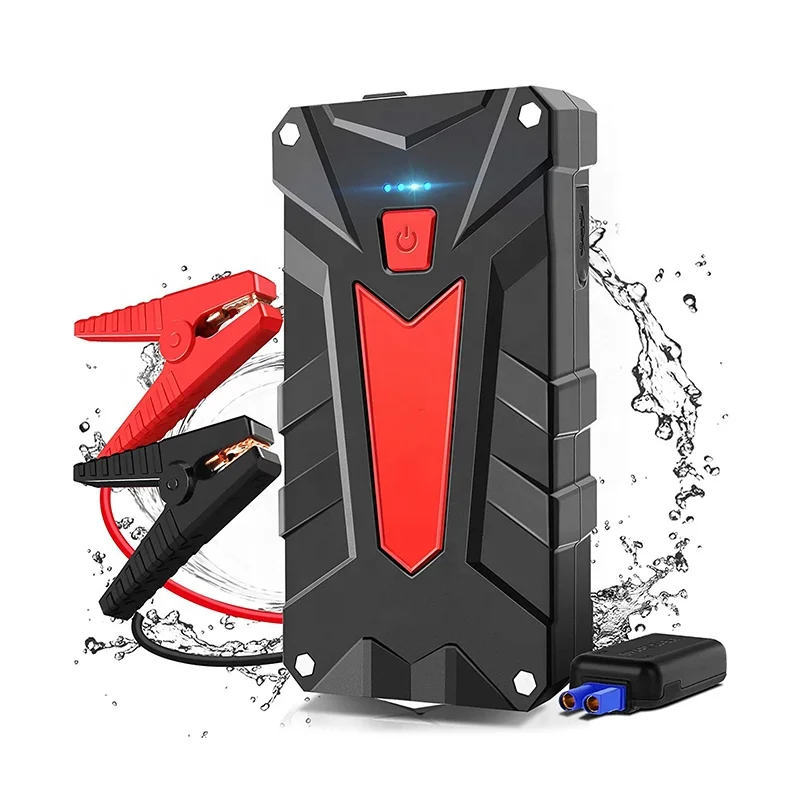 1200A пик 16000 мА/ч, 12V автомобильное батарейное пусковое Power bank с USB для быстрой зарядки 3,0