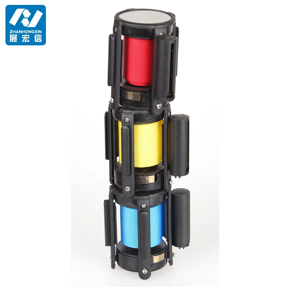 Belt stanchion cassette,retractable belt mechanism