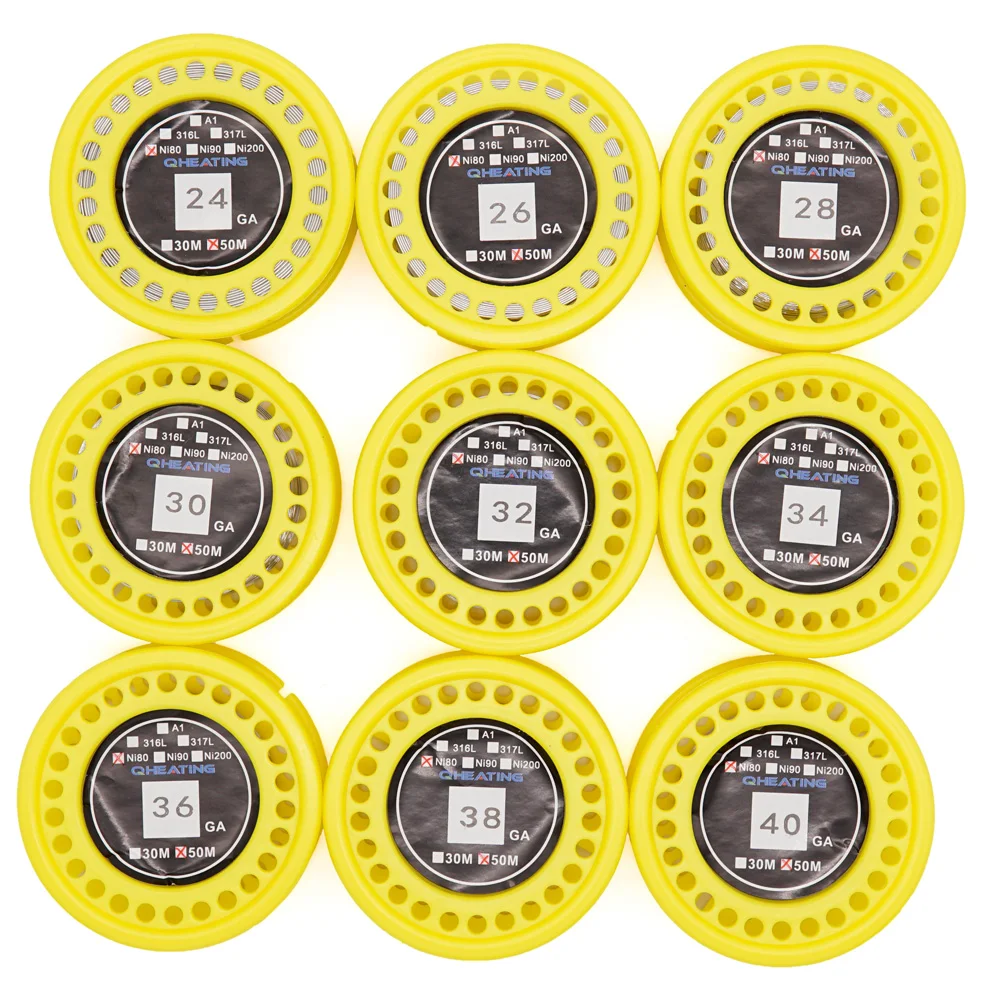 
High quality 50m/roll Ni80 round wire made in china 