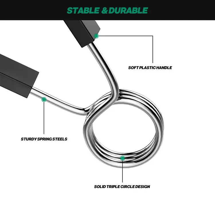 Factory Direct Wholesale Gym Weight Lifting Fitness Training Barbell Clip Set