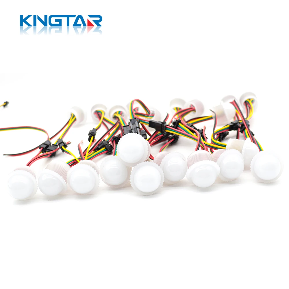 DC12V Outdoor LED Pixel ball light  UCS1903 SMD 5050 IP66 26mm RGB Point Light