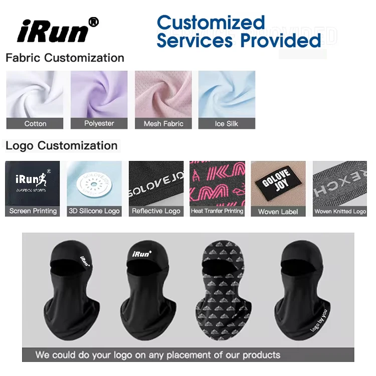 sunfei Custom Print Ski Snowboard Bandana Scarf Neck Gaiter Face Cover Headwear Balaclava Mask Moisture Wicking Full Face Mask