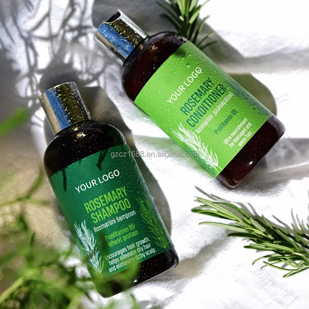 Organic Rosemary Mint Hair Wash Shampoo Volumizing Moisturizing Deep Cleansing Anti-Dandruff Rosemary Shampoo