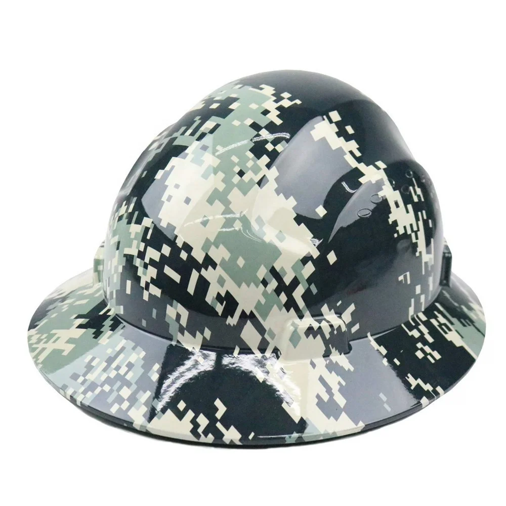 ANT5 ANSI Z89.1 Full Brim Hard Hat with 4 Point Ratchet Suspension Helmet