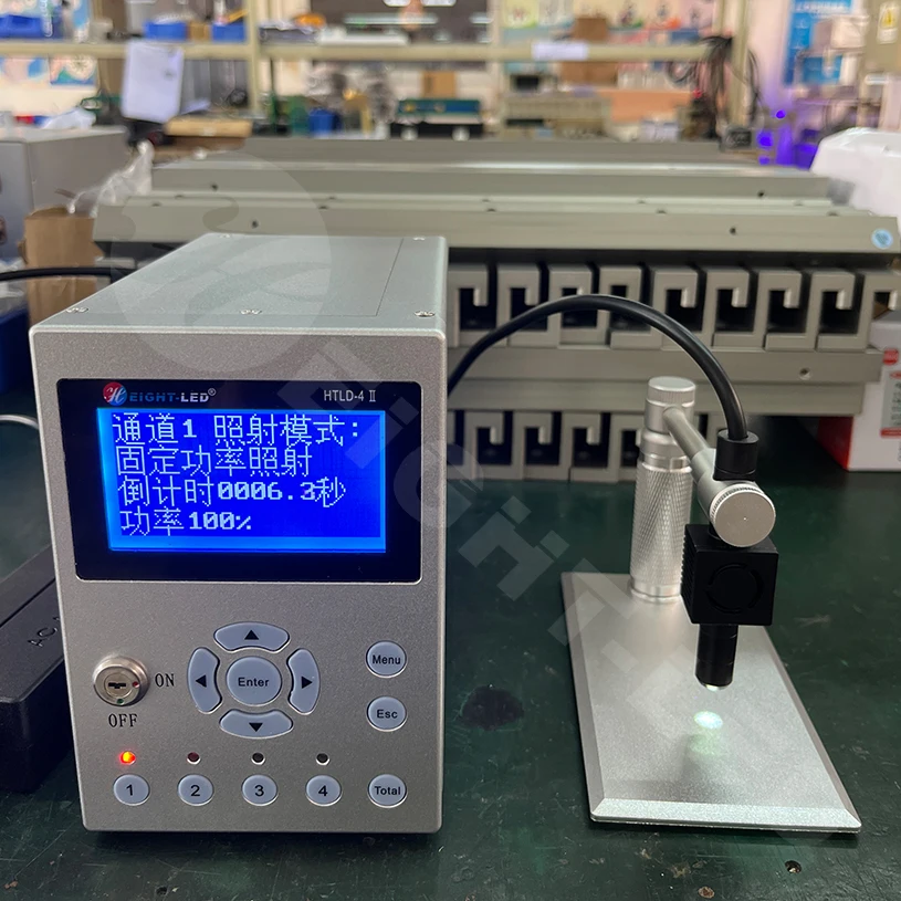UV LED spot curing lamp UV LED torch for UV adhesives glue for electronic components production exact curing bonding sealing