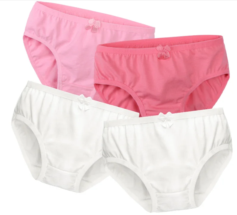 
All cotton girls thong underwear factory kids briefs in usa white underwear for kids 