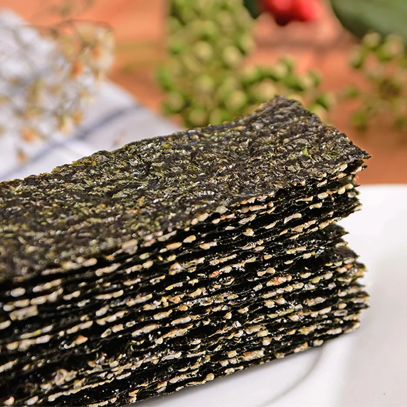 High Quality Canned Parched Rice Sandwich Seaweed/ 40g *60 cans per carton