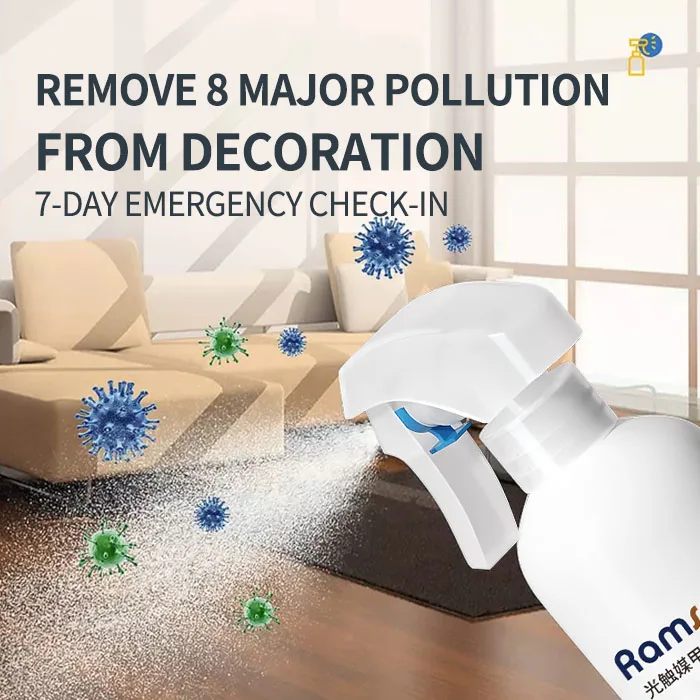 Home, car, office air treatment spray | deodorant, formaldehyde spray |Effective Nano Photocatalyst Odor Remover