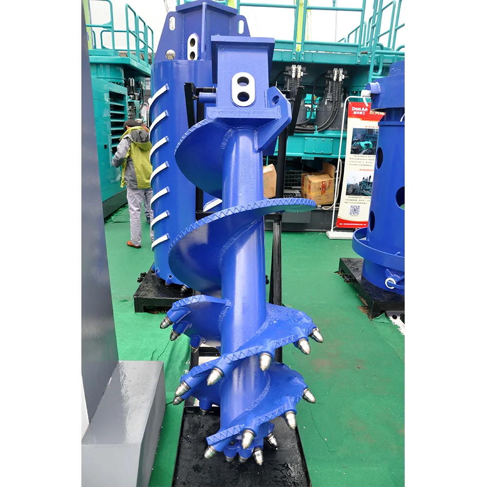 Foundation Drilling Tools Part Conical Spiral Mini Excavator Attachment Conical Auger Soil Auger Drill Bit