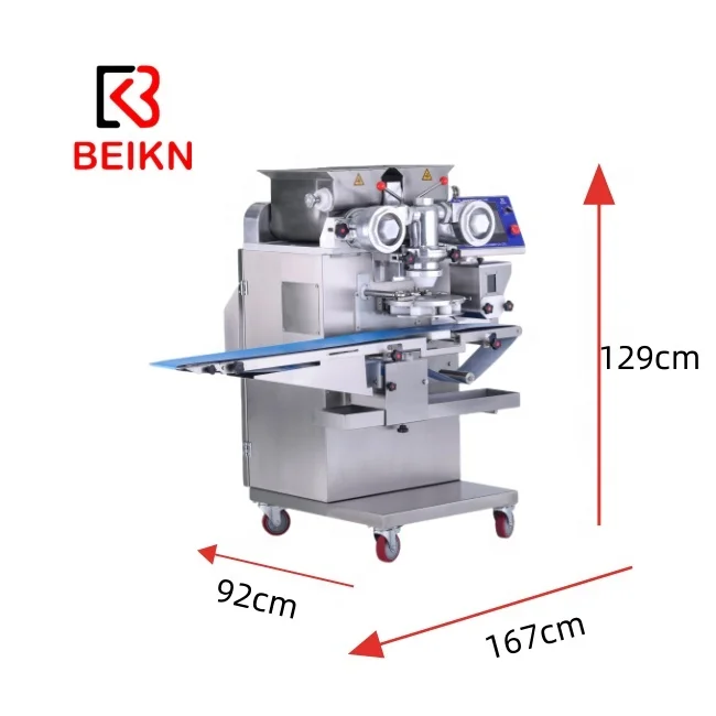 Maamoul Stamping Machine Mooncake Maamoul Making Machine Date Filled Cookies Encrusting Machine For Businesses