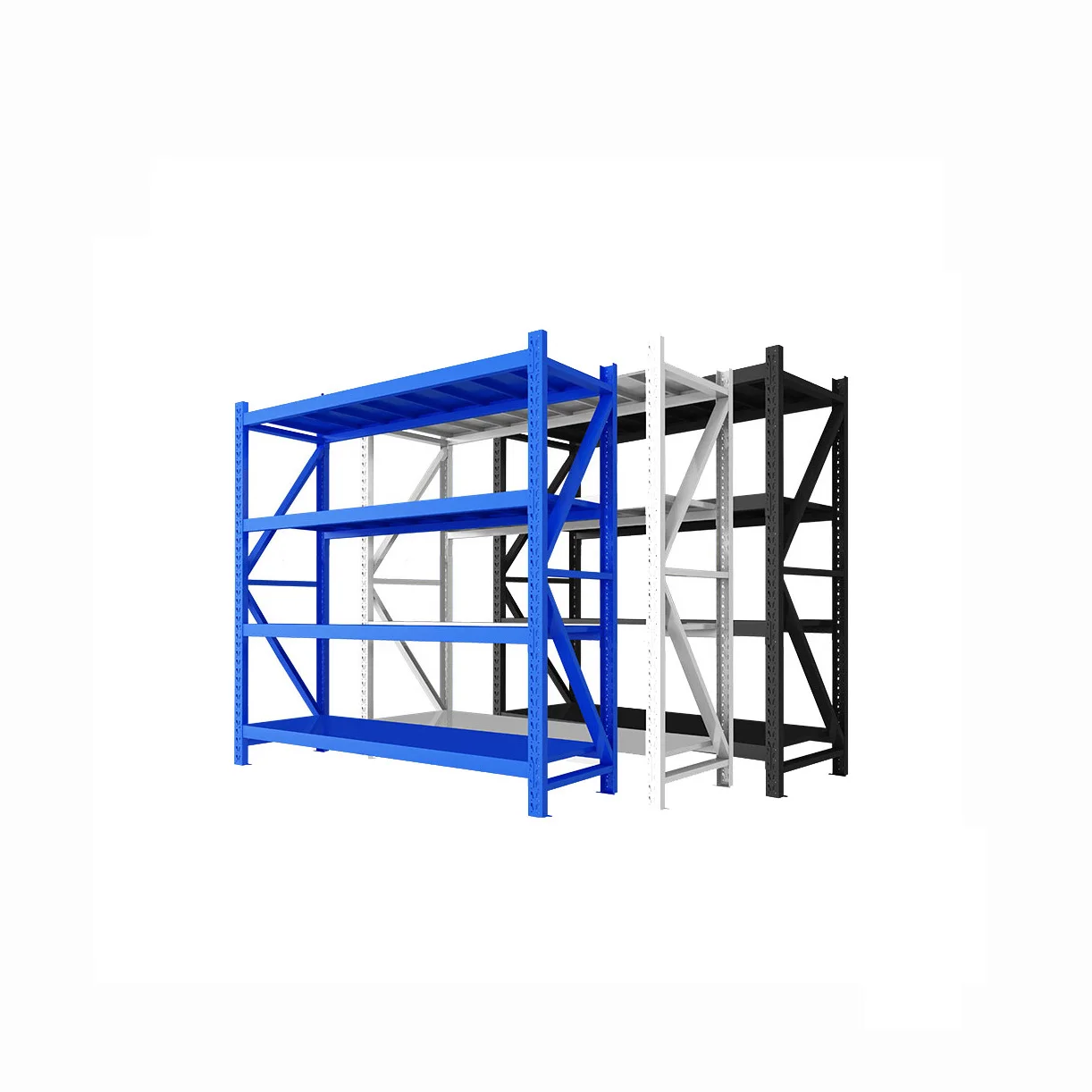 Racking Adjustable Warehouse Storage Medium Duty Rack Metal Boltless Shelf And Racks