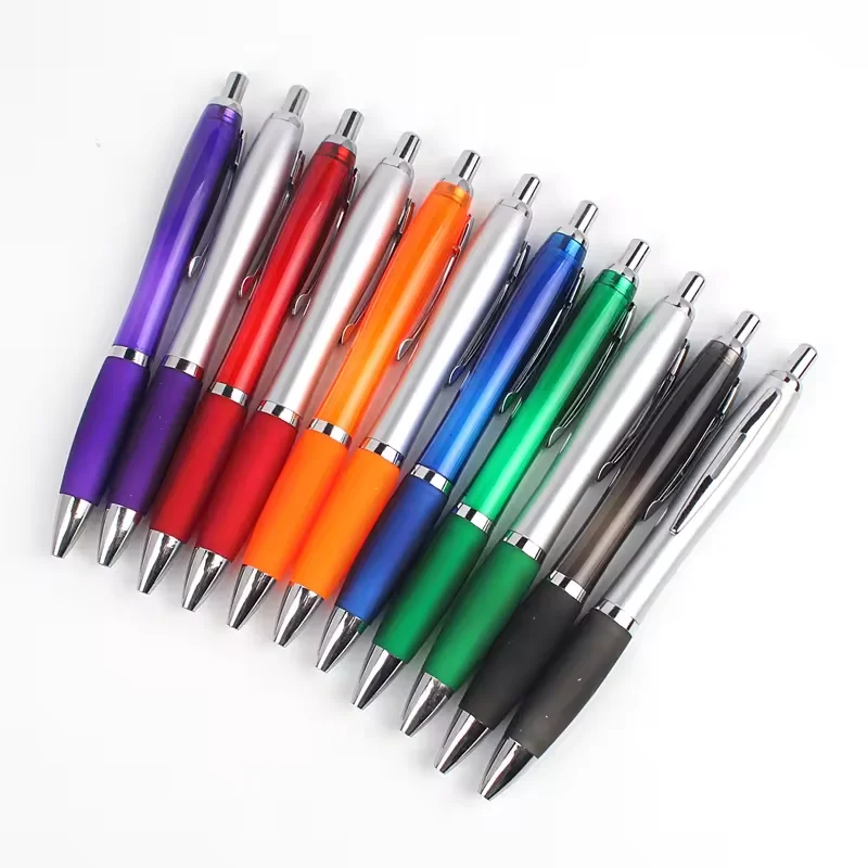 New Pen logo custom Advertising Gift Ball Point Pen Wholesale Luxury Rose Gold Metal Office Ballpoint Pen